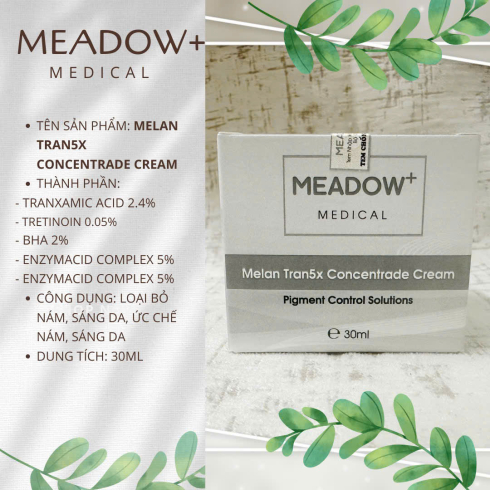 Melan Tran5x Concentrade Cream Meadow Medical